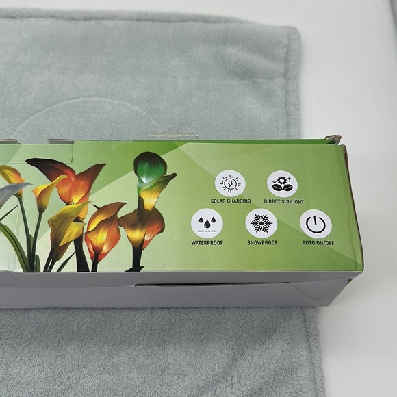 Marcoah Upgraded Solar Calla Lilies 2-pack Flower Lights-Waterproof LED Flowers - Picture 3 of 7